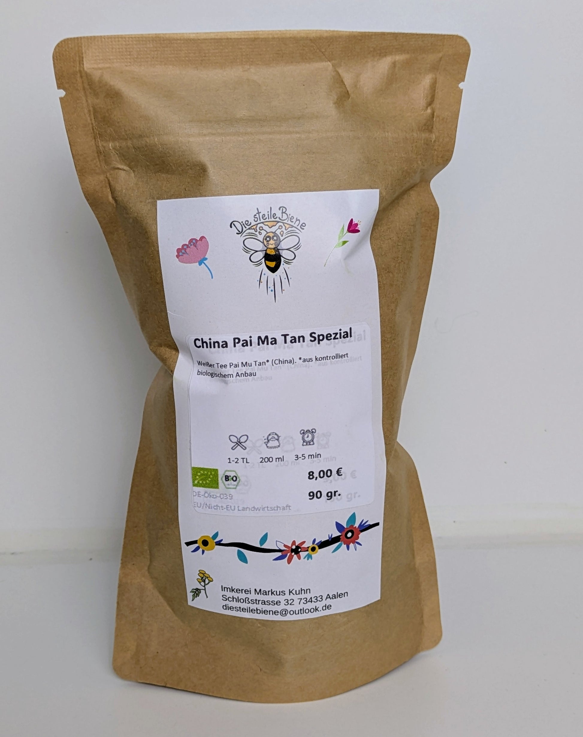 Weißer Tee Pai Mu Tan – Hochwertiger Bio-Tee aus China mit sanftem Aroma