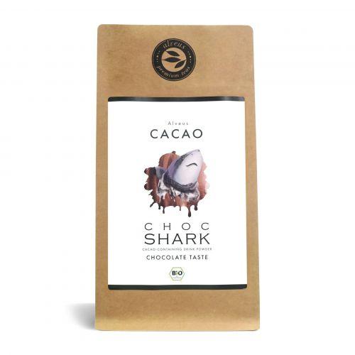 Choc Shark Tee – Reines Kakaopulver aus kontrolliert biologischem Anbau für puren Schokoladengenuss