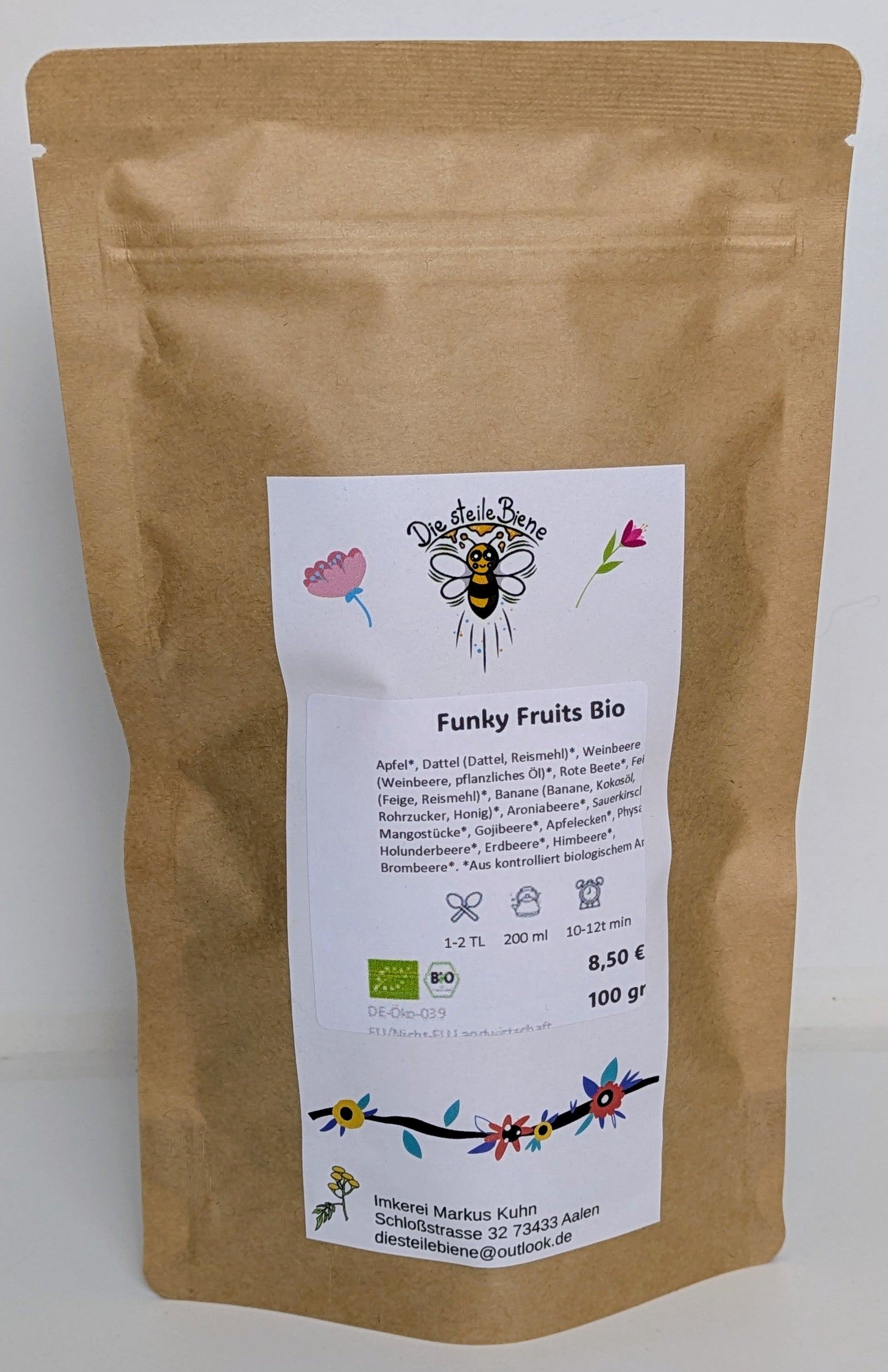 Fruit Family Bio Tee – bunte Bio-Früchteteemischung für Kinder und Familien, liebevoll verpackt