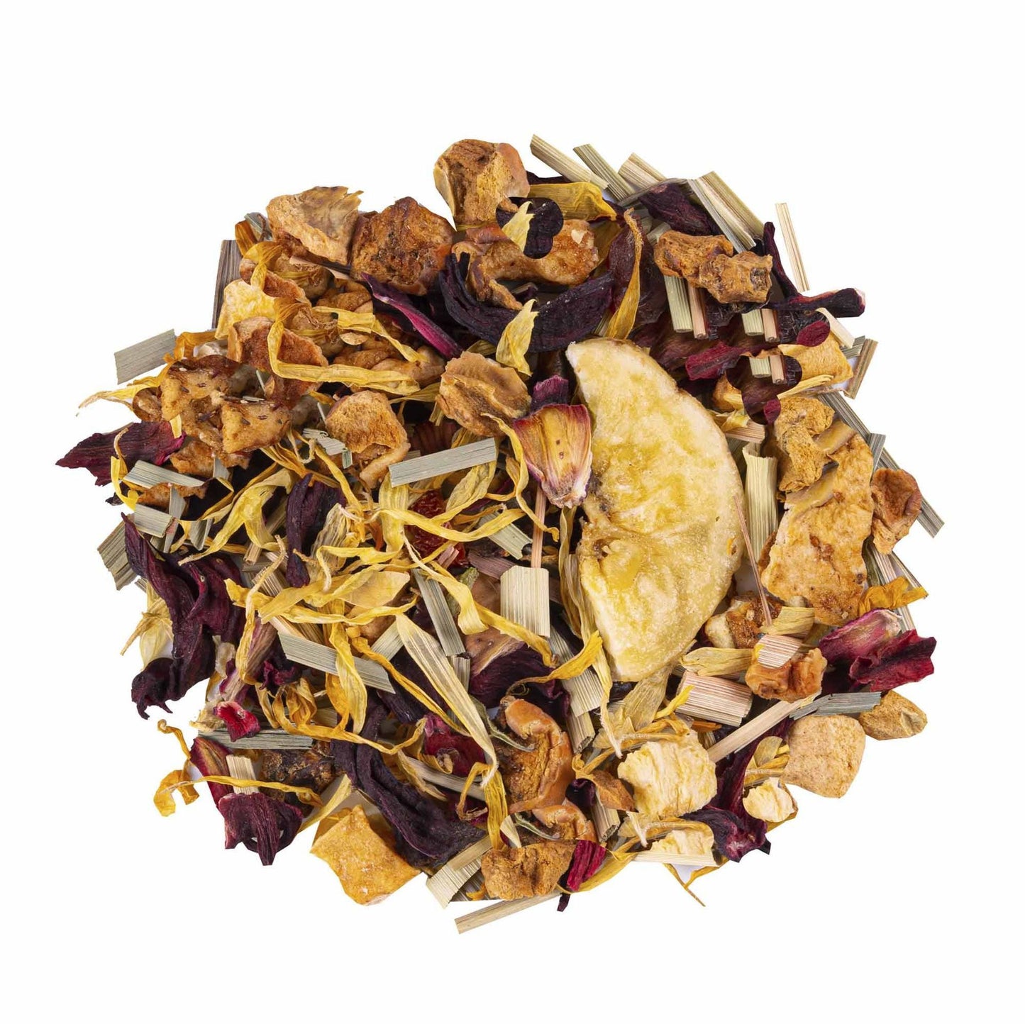 Coole Zitrone Tee – Exotische Teemischung mit Zitronen, Apfel und Banane aus kontrolliert biologischem Anbau