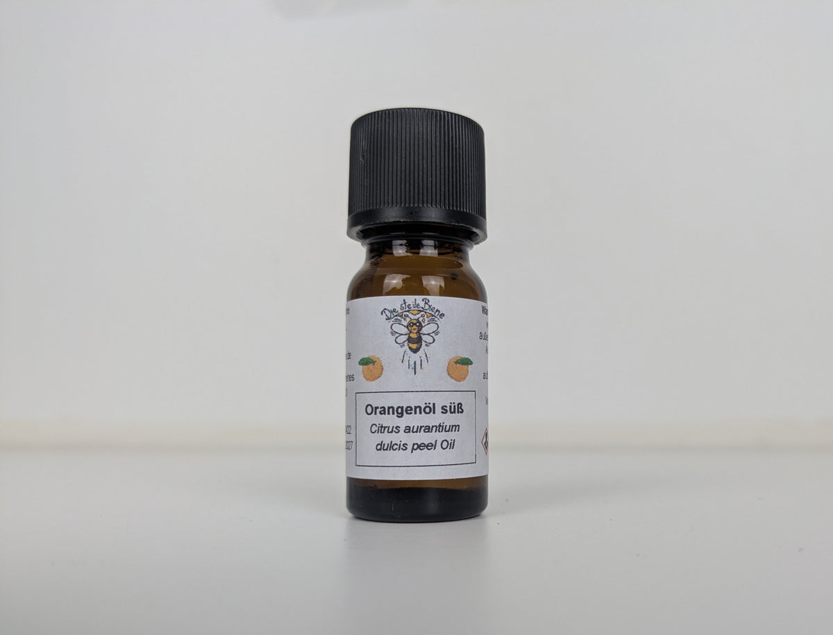Flasche mit Orangenöl ätherischem Öl von Die Steile Biene