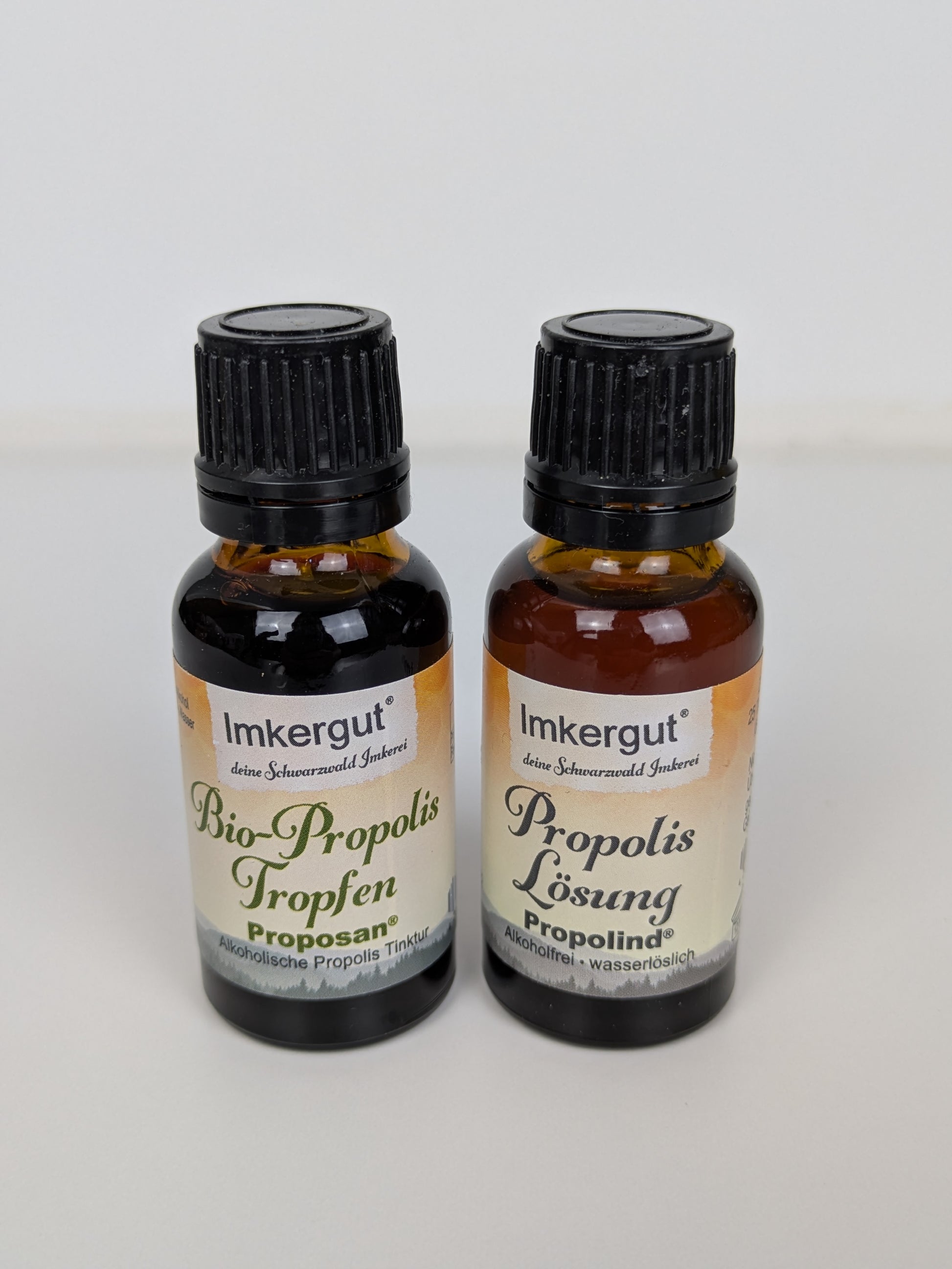 Propolis-Tinktur mit und ohne Alkohol, handgemacht vom Imkergut – natürliche Bienenkraft aus traditioneller Herstellung
