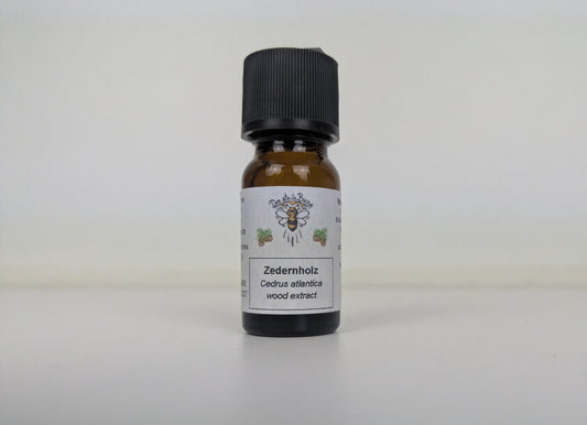 Flasche mit Zedernholz ätherischem Öl von Die Steile Biene